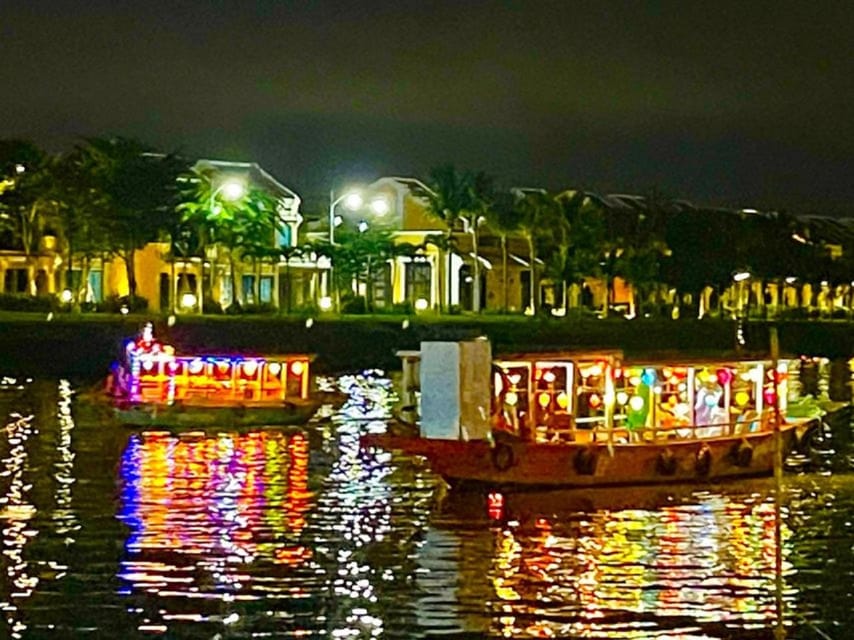 Night Cruise With Releasing Lanterns,Moonlight Bridge/Hoi an - Highlights of the Journey