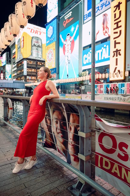 Nighttime Charms of Dotomburi: Photography Tour in Osaka - Glico Sign Experience