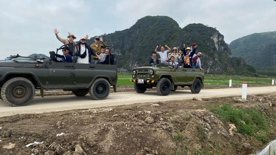 Ninh Binh Jeep Tour Start From Hanoi Full Day - Boat Ride Experience