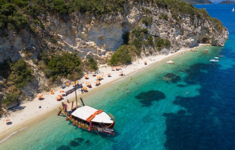 Nydri: Full-Day Wooden Boat Cruise With BBQ & Drinks - Detailed Itinerary