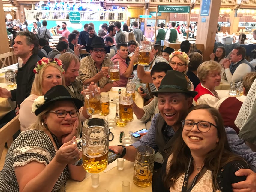 Oktoberfest Evening Table at a Major Tent With Tour - Inclusions