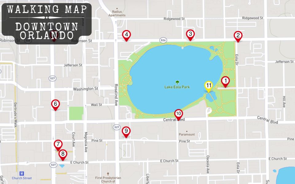 Orlando, FL: Murder Mystery Detective Experience - Walking and Driving Maps