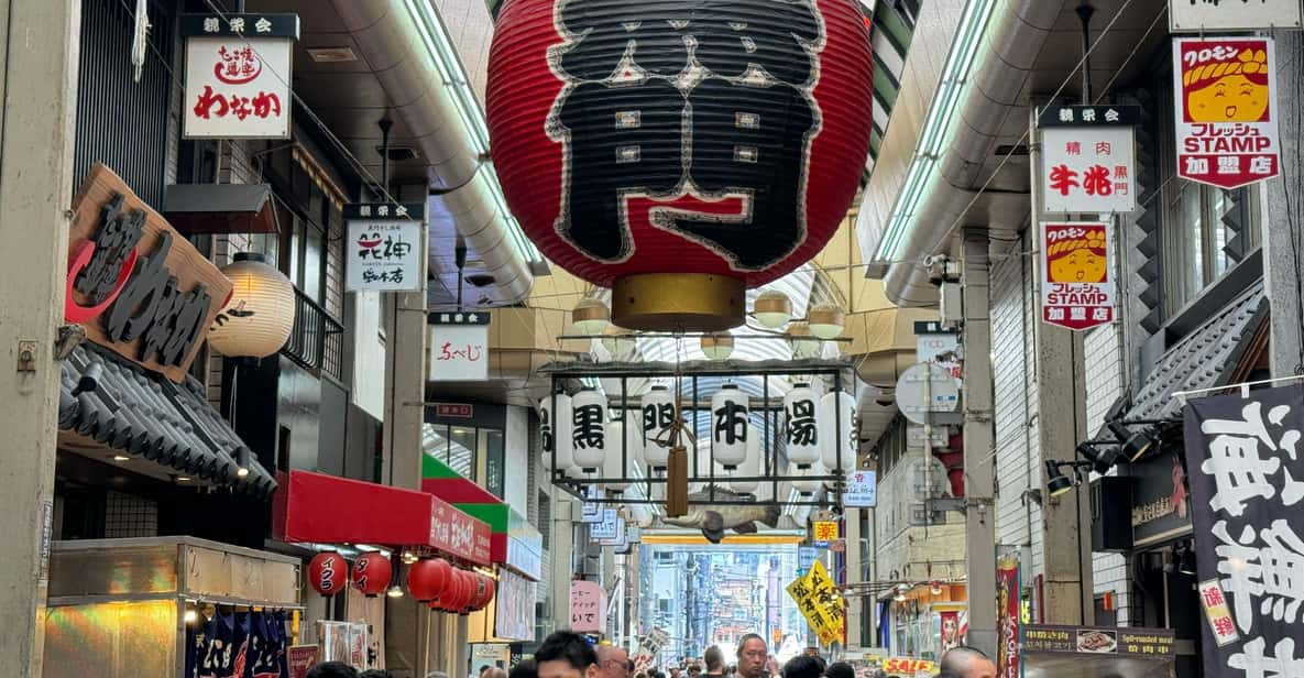 Osaka: Local Food Market, Kuromon Ichiba 1 Hour Guided Tour - Itinerary Details