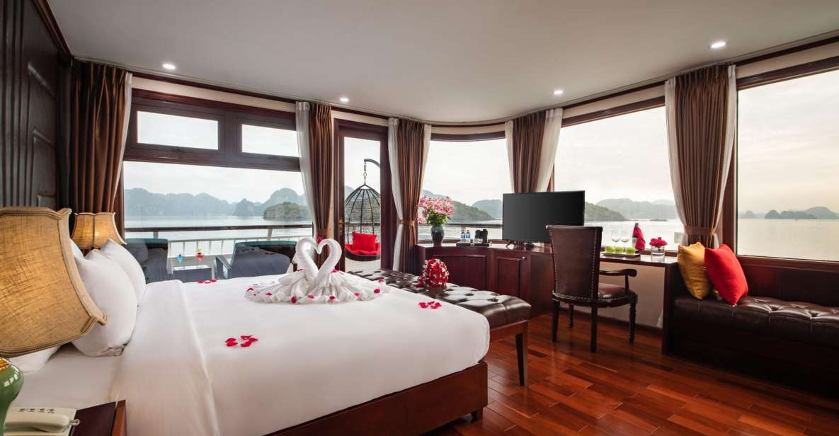 Overnight Halong Bay Luxury 5 Stars Cruise With Full Meals - Itinerary for 1-Day Tour