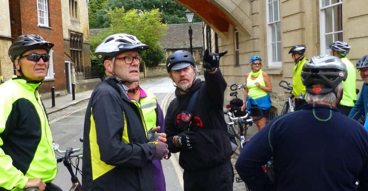 Oxford: Bike Tour With Local Guide - Detailed Itinerary