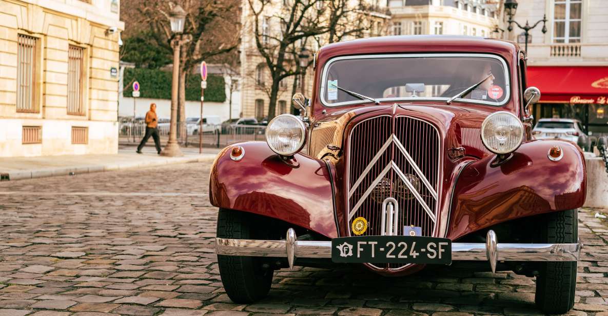 Paris: Private Guided City Tour in a Traction Avant or DS 21 - Customizable Itinerary Options