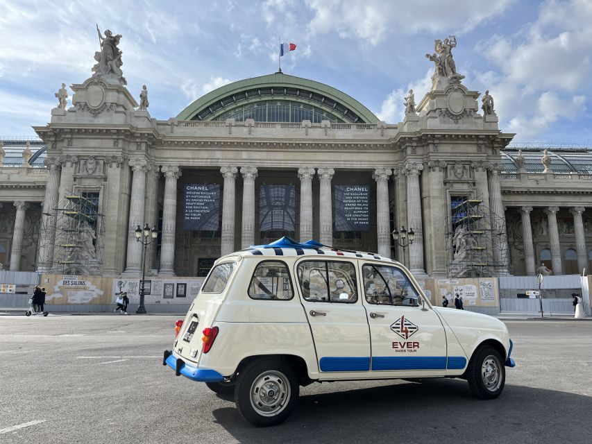 Paris: Private Sightseeing Tour in Renault 4L Electric 2h - Included Features