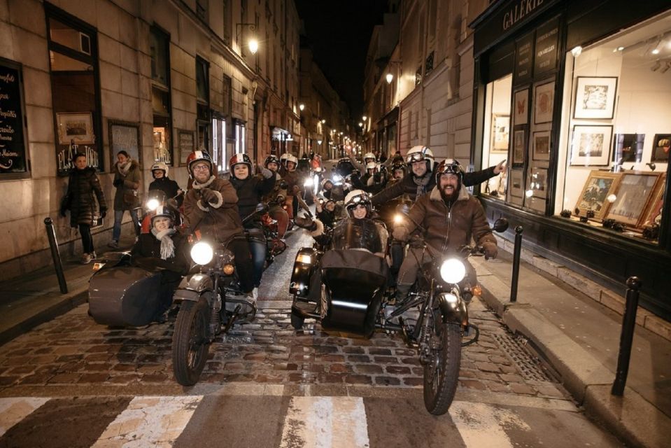 Paris: Romantic Sidecar Tour by Night With Champagne - Unique Nighttime Atmosphere