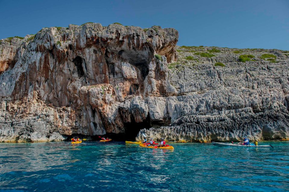 Paxos: Guided Kayaking Tour Mongonissi 2 Avlaki, Snorkelling - Explore Unique Coastline Secrets