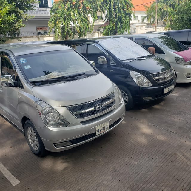 Phnom Penh _ Siem Reap Minivan - Pickup and Driver Details