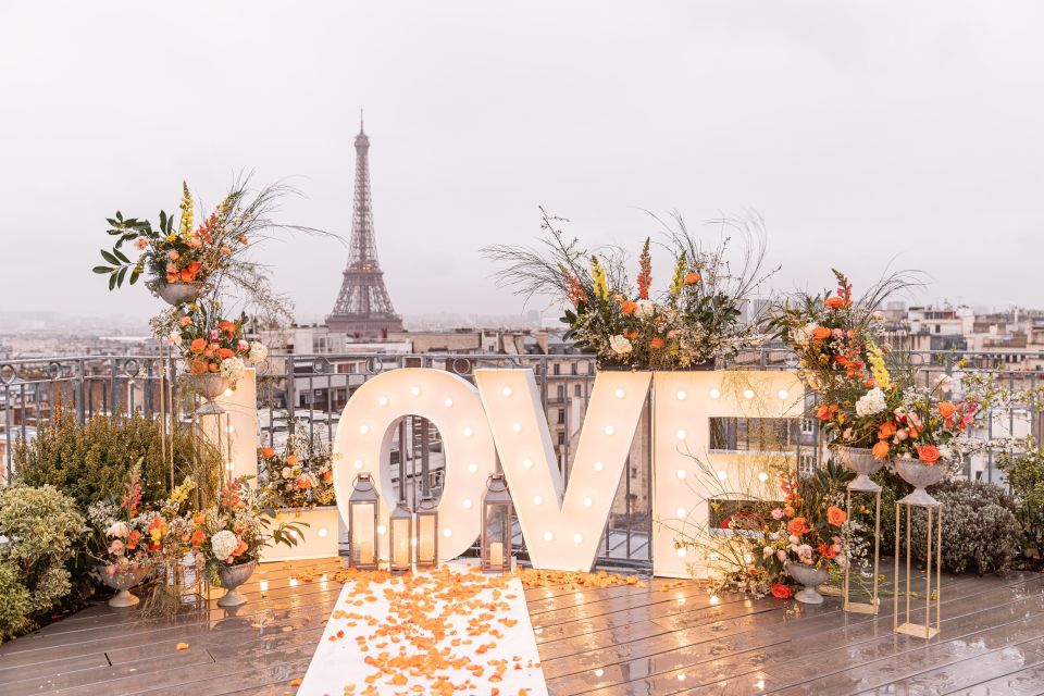 Private Rooftop/ Lgbtqia+ Proposal in Paris & Photographer - Package Inclusions