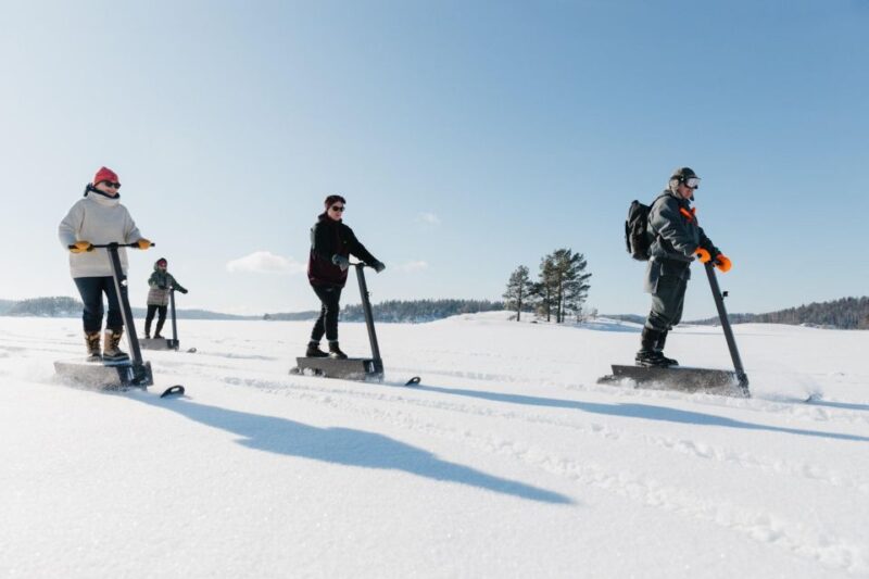 Private Safari by Electric Snow Scooters in Puumala - Meeting Location and Safety