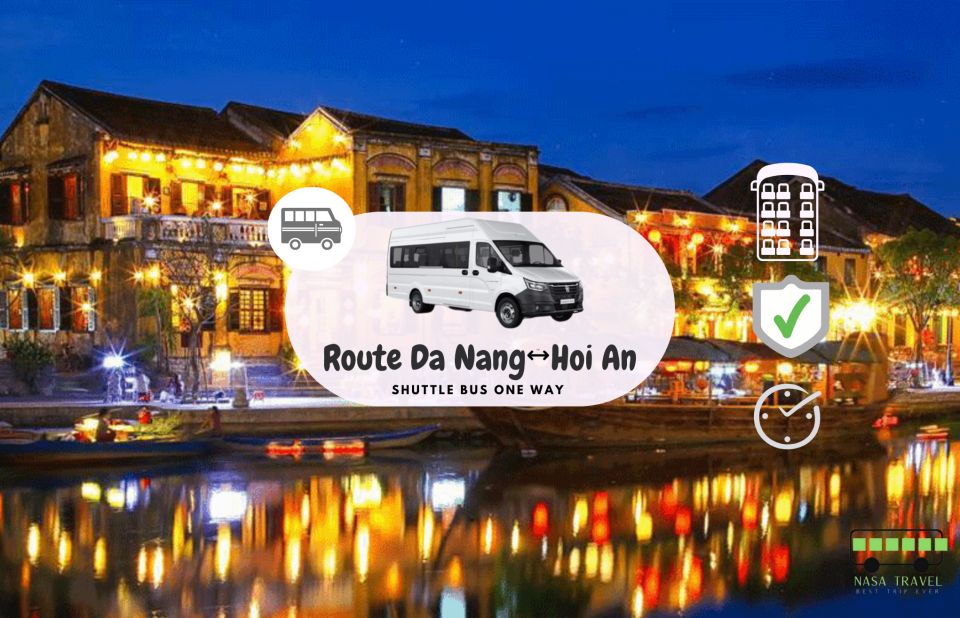 Private & Shared Bus DA NANG - HOI AN (Reverse Direction) - Shared Bus Details