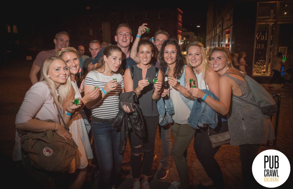 Pub Crawl Cologne Including Admission Fee for Bars and Shots - Highlights of the Experience