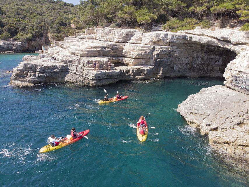 Pula: Sea Cave Kayak Adventure, Snorkeling and Cliff Jumping - Included Equipment and Amenities