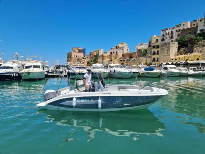 Rent a Boat for Half a Day in July  in Castellammare Del Golfo Q20 - Office Location and Support