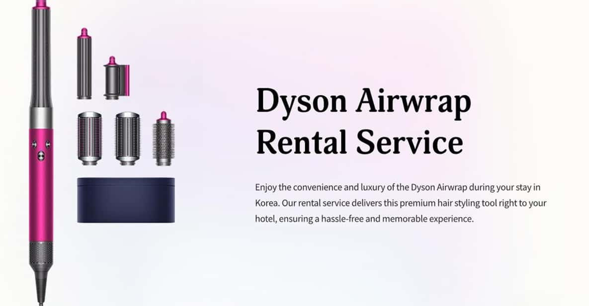 Rent a Dyson Airwrap During Your Korea Trip - Featured Styling Capabilities