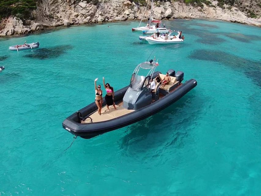 RENTAL BOAT, ARCHIPELAGO OF LA MADDALENA WITH A LUXURY RIB - Boat Specifications