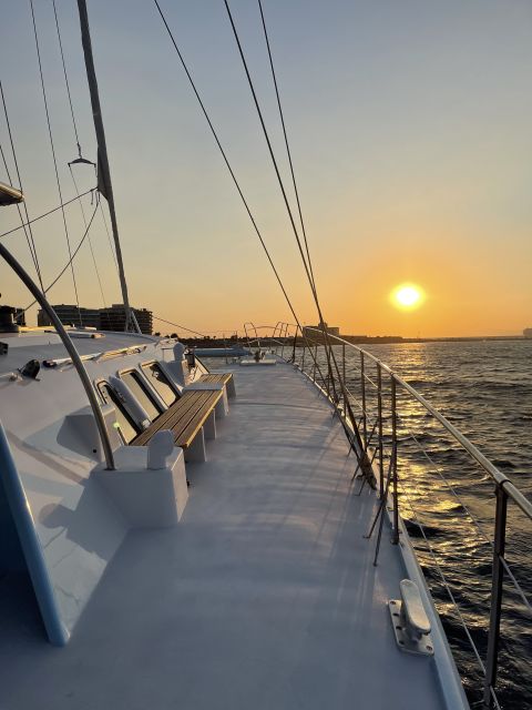 Rhodes: Catamaran Cruise With Snacks, Wine & Sunset Viewing - Onboard Experience