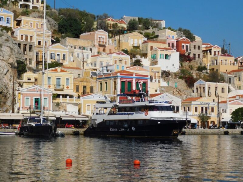 Rhodes Town: Boat Trip to Symi Island and St Marina Bay - Onboard Amenities and Inclusions