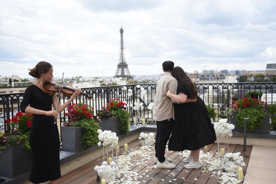 Romantic Proposal on an Eiffel View Palace Terrace - Experience Highlights