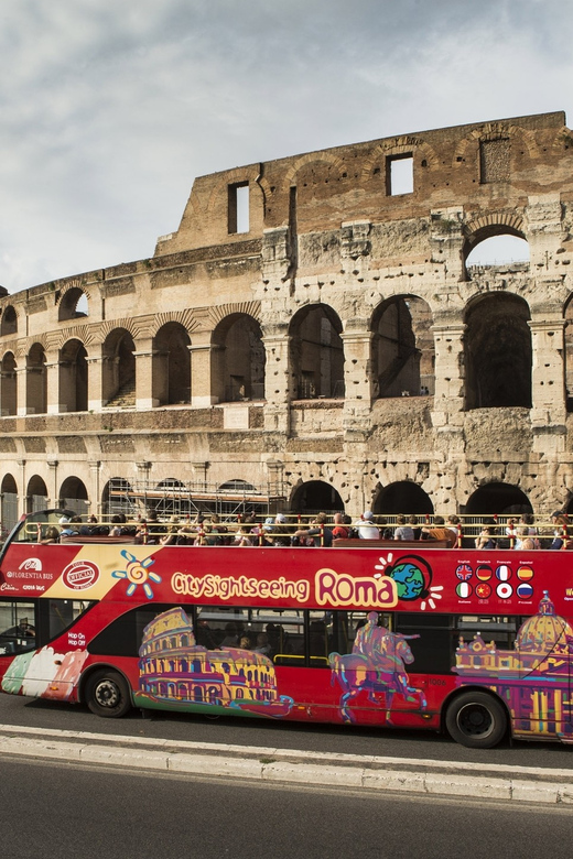 Rome: Hop-on Hop-off Bus Tour and Colosseum Experience - Highlights and Experiences