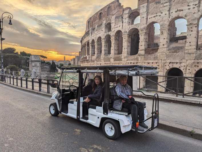 Rome: Private Golf Cart Tour With Hotel Pickup - Experience Features