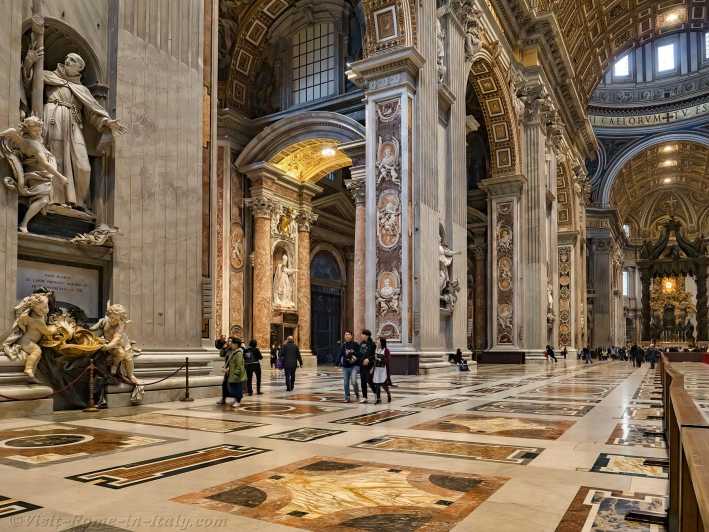 Rome: St. Peters Basilica Dome to Underground Grottoes Tour - Detailed Itinerary