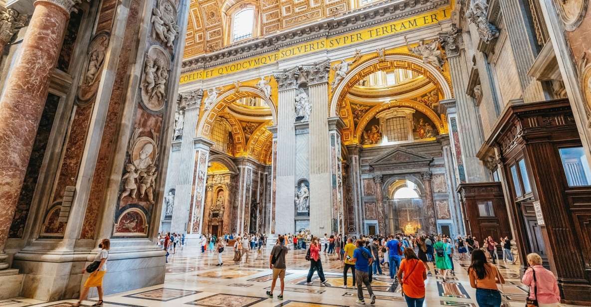 Rome: St. Peters Basilica, Square and Grottoes Guided Tour - Guided Experience