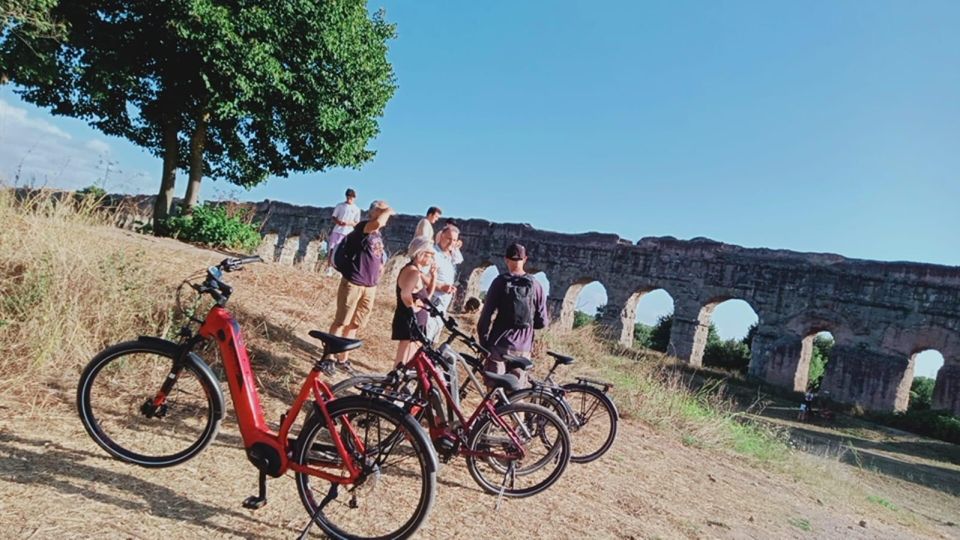 Rome: Tour in Top E-Bike Appia Antica Catacombe Acquedotti - Experience Features