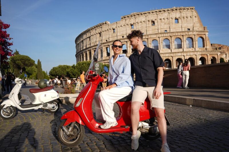 Rome: Vespa Tour With Gourmet Stops - All in One - Experience Features