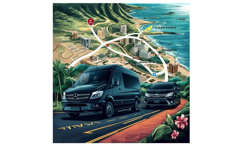 Round-trip Private Transfer Kualoa Ranch And Waikiki Hotel - Pricing Information