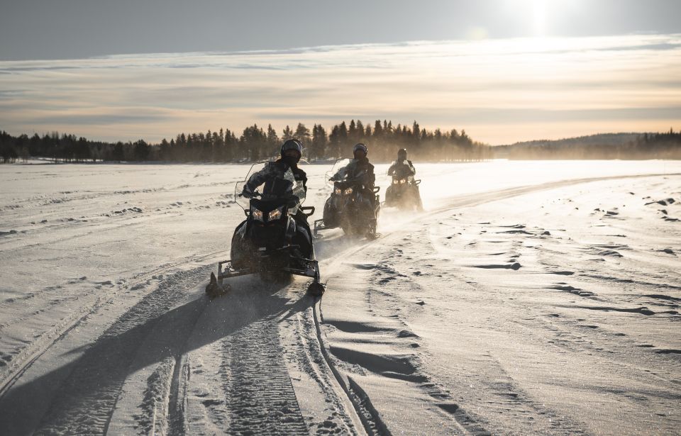 Rovaniemi: Electric Snowmobile Safari Tour With Ice Fishing - Electric Snowmobile Ride