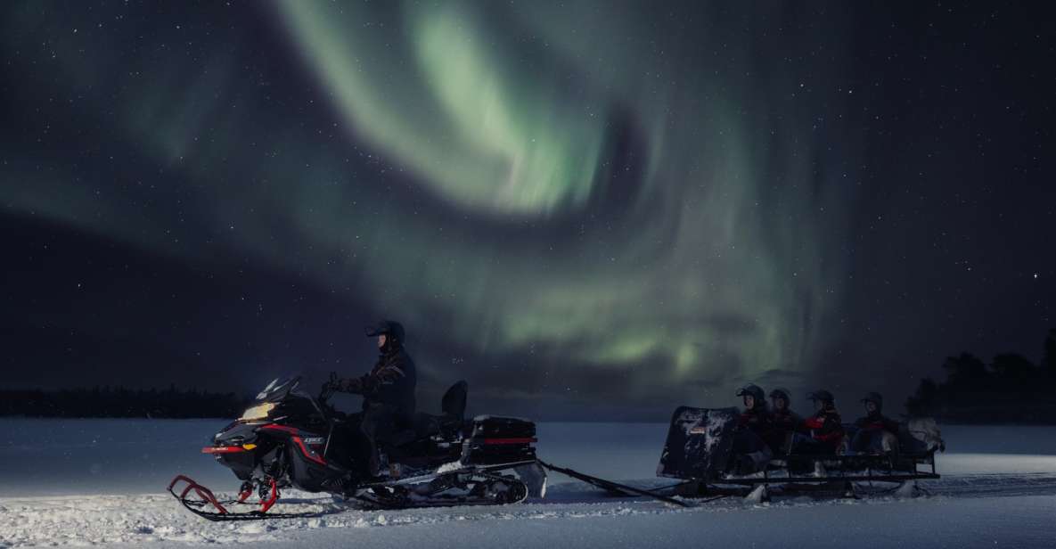 Ruka: Starlight Sledging to Search for Northern Lights - Highlights of the Adventure