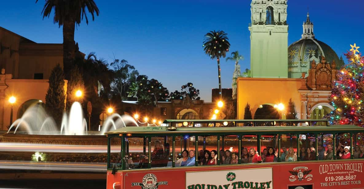 San Diego: Holiday Lights and Sights Trolley Tour - Tour Inclusions