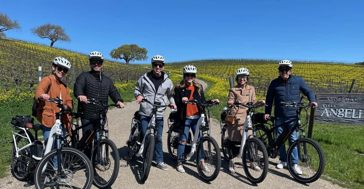 Santa Barbara: E-Bike Wine Country Tour W/ Tastings & Lunch - Itinerary Details