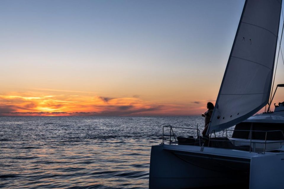 Santorini Catamaran Sunset Skyline Cruise - Onboard Experience