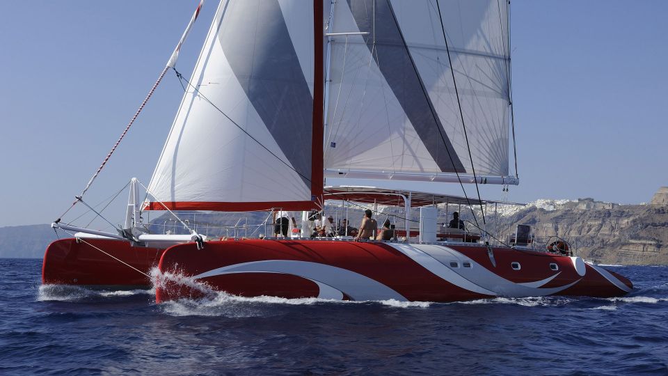 Santorini: Dream Catcher 5-hour Sailing Trip in the Caldera - Whats Included