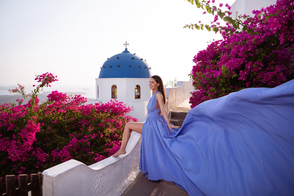 Santorini Flying Dress Photo Experience - Photography Session Details