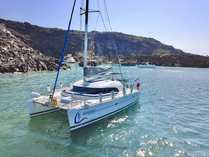 Santorini: Full Day Catamaran Excursion With Food & Drinks - Activities and Experiences