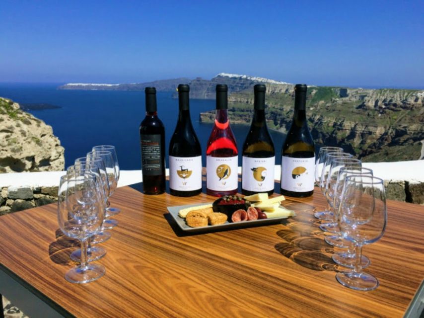 Santorini: Guided Tour to 3 Wineries With Wine Tastings - Wine Tasting Experience