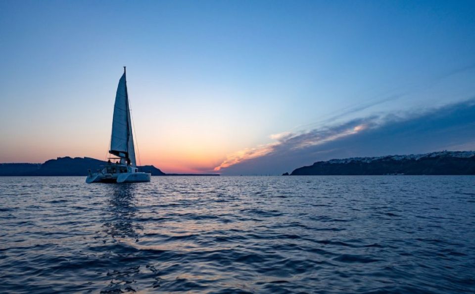 Santorini: Luxury Sunset Cruise With Dinner & Open Bar - Included Amenities