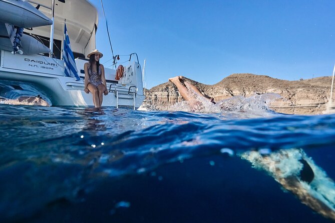 Santorini Oia: Caldera Private Day Cruise With BBQ & Drinks - Snorkeling and Volcanic Exploration