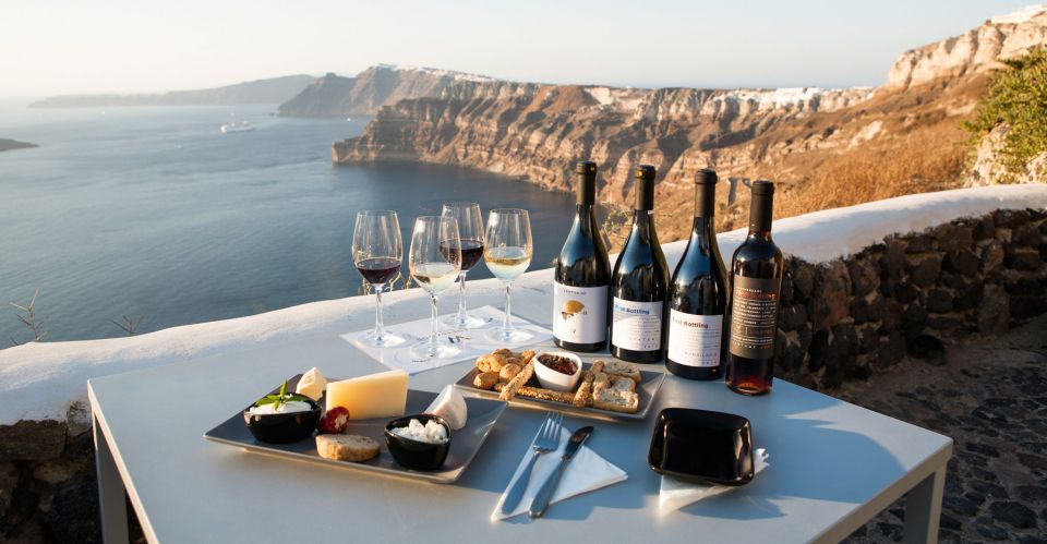 Santorini: Three Wineries and One Brewery Tour With Tastings - Tasting Experience