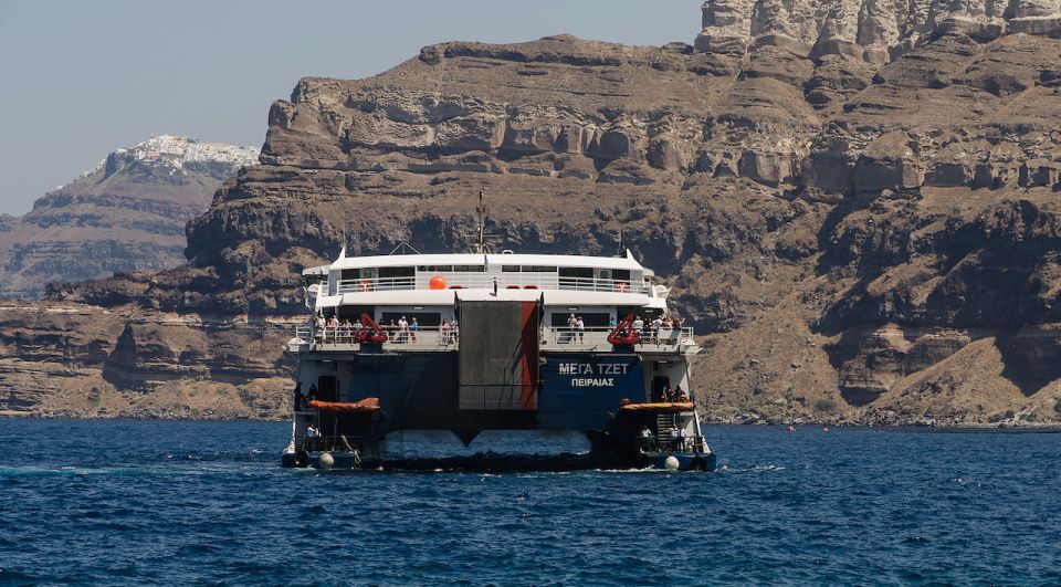 Santorini to Mykonos: Ferry Ticket & Hotel Transfer - Hotel and Port Pickup