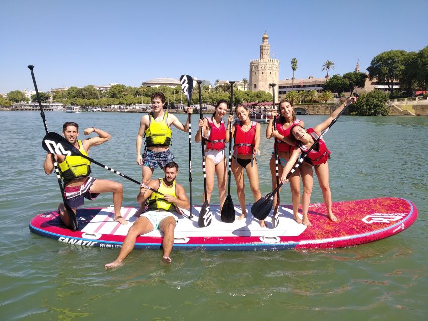 Seville: Group Giant Paddle-Boarding Session - Experience Highlights