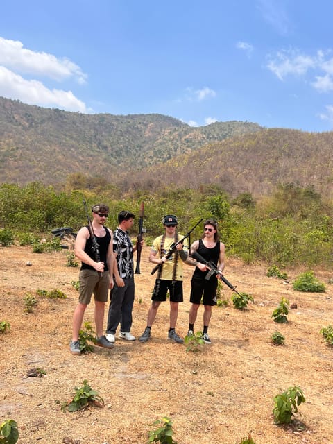 Shooting Range Phnom Penh Kampot Kep Sihanoukville Cambodia - Types of Weapons Available