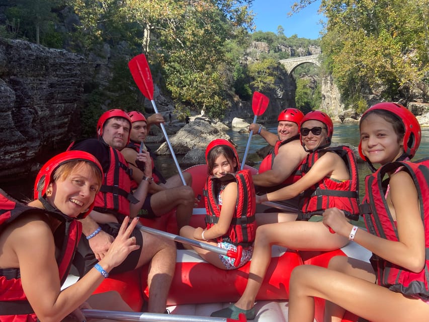 Side-Manavgat-Evrenseki Rafting Full Day With Transfer&Lunch - Itinerary Highlights