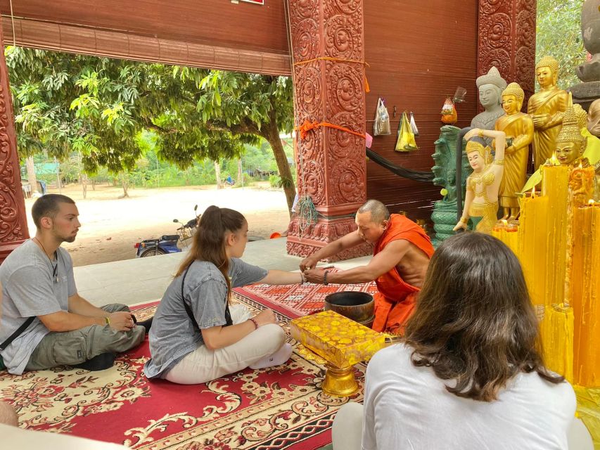 Siem Reap: Buddhist Monastery With Monks Water Blessing - Itinerary Breakdown