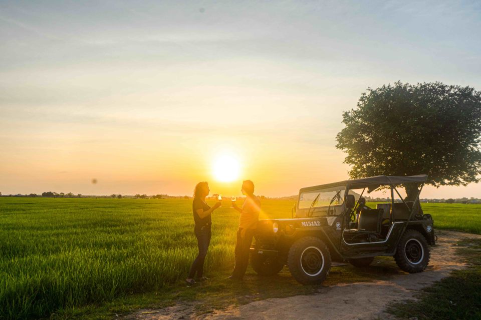 Siem Reap: Countryside Sunset Jeep Tour With Drinks - Included Features